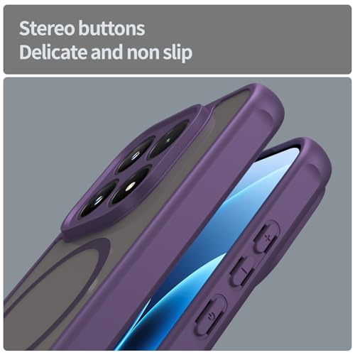 Image of Compatible with Xiaomi 17 Case Cover,Compatible with MagSafe,Anti-Fall,Compatible with Xiaomi 17 5G 25113PN0EC Cell Protective Phone Case Purple
