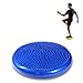 XGYUII PVC Kern Gleichgewicht Disc Yoga Balance Pad Inflatable Massage Balanceplatte Kissen senden Luftpumpe Nadel Office Home Schule 33cm,Blau
