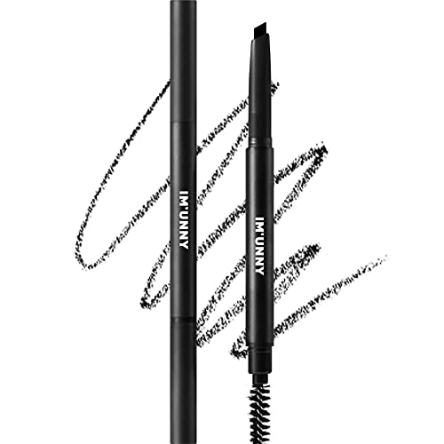 IM UNNY Designing Eyebrow Pencil with Brush (Black), Waterproof, ...