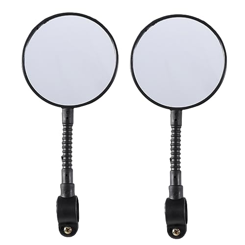 BESPORTBLE Par Espejo Retrovisor De Bicicleta Espejos De Bicicleta De Montaña Asiento De Bicicleta Gafas De Sol De Ciclismo Montaje De Espejo Espejos Retrovisores Ciclismo Black