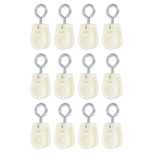Poulie en plastique léger PATIKIL avec réa en nylon anti-friction de 1,5 cm ID