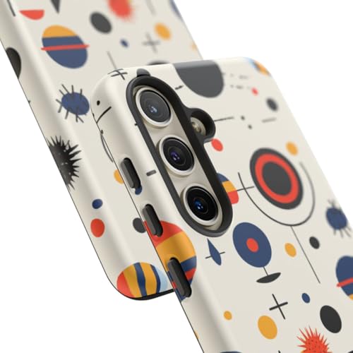Coque Samsung S24 rigide mate motif céleste abstrait design - 2