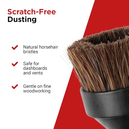 Image of MP Maresh Products Household Cleaning Attachments Kit 9064300 Compatible with Shop Vac 1 1 /4 inch Vacuum Cleaners Dust Brush Crevice Tool and Upholstery Nozzle (Household Cleaning Kit)