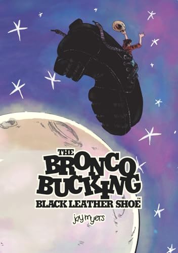 The Bronco Bucking Black Leather Shoe