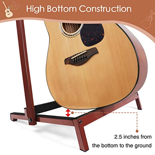 Snigjat Guitar Stand Multiple Guitars For 3-6 Guitars, Metal Guitar Rack With Adjustable Dividers, Soft Padded Guitar Display Rack Stand, Foldable Floor Guitar Holder For Home, Studio, Guitar Gifts #TOP3