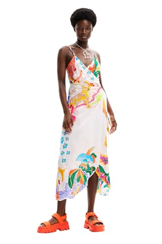 Desigual Women's Standard Woman Woven Dress Swimwear