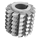 1piece Involute Spline Gear Hob Hobbing Cutter, PA 30 Degrees High Speed Steel Material A Grade Accuracy(Original Colour,2)