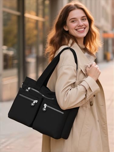 Tote Bag para Mujer Bolsos de Trabajo con Múltiples Bolsillos miniatura 2