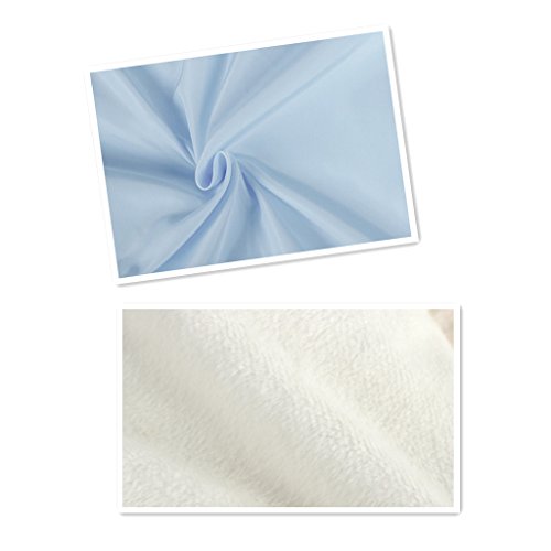 Babydrage overtrek winddicht waterdichte winter overtrek voor draagstoel met capuchon blauw 2 - Image 5