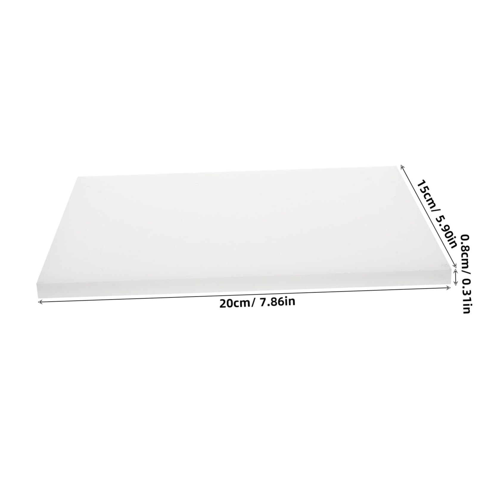 Homoyoyo Leather Crafts Hole Punch Mat Durable Plastic Mute Punching Board for Crafting Stamping and Cutting Lightweight Versatile Sturdy Design for DIY Projects and Applications