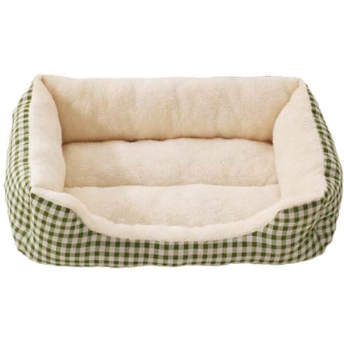 Mateju Hundebett Rechteckig Flauschig, Plüsch Haustierbett Katzenbett Warme Hundekissen mit rutschfest Unterseite Katzenkissen für Mittelgroße Kleine Hunde Katzen (Grün,44x32x10.5cm) Mateju Hundebett Rechteckig Flauschig, Plüsch Haustierbett Katzenbett Warme Hundekissen mit rutschfest Unterseite Katzenkissen für Mittelgroße Kleine Hunde Katzen (Grün,44x32x10.5cm)