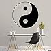 Abkbcw Décor à la Maison Yin et Yang Stickers muraux Photo Stickers muraux pour Chambre d'enfants72x72cm