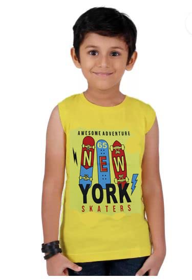 Image of Boys Chest Printed t Shirts Cotton Combo Pack of 5