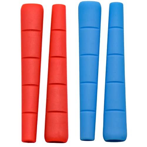 Kit de caoutchouc en silicone rouge et bleu pour lunettes Oakley M Frame 2.0