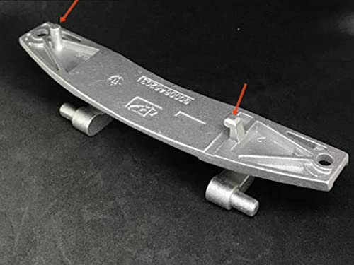 Image of PARDZWORLD Door Hinge Suitable for Bosch Front Load Washing Machines ONLY. (Match & Buy). Color:Silver Replacement Code;- 9000646203.