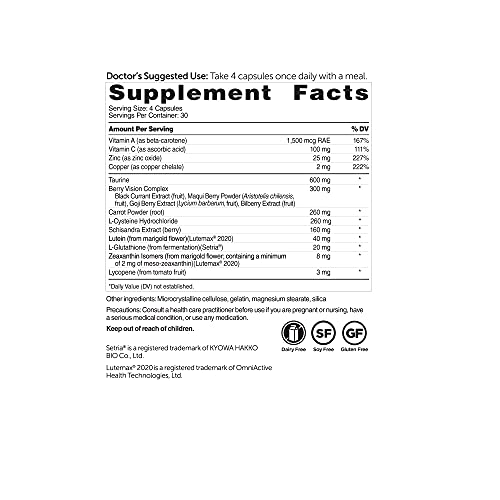 image for Dr. Whitaker's Vision Essentials Gold - Eye Health Supplement with 40 