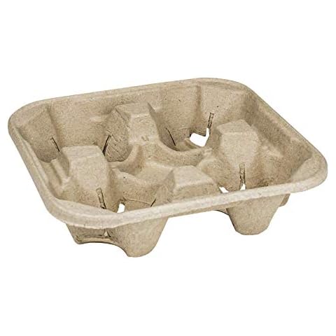 Karat C5000 4 Cups 8 oz. - 32 oz. Cup Holder (Case of 300) Cover