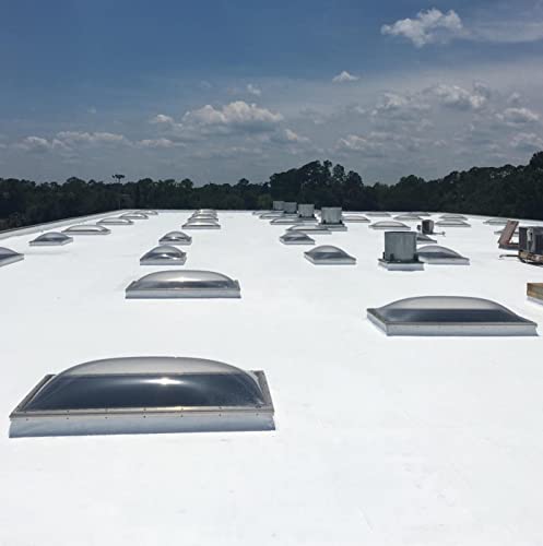 100% Silicone Skylight Coating (Translucent) Protect And Waterproof Your Skylights - Allow Natural Light In - No Primer Required (1 Quart) #TOP4
