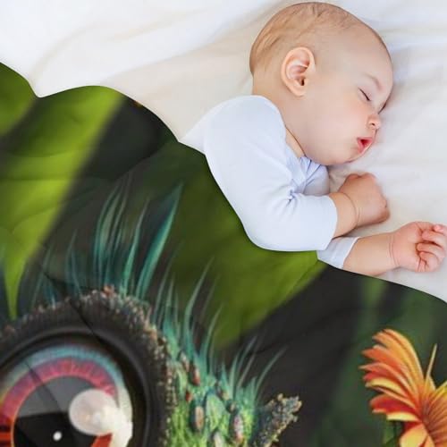 Couverture grenouille imprimée en flannel : une idée de cadeau douce - 5
