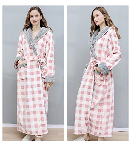 Vestido de aderezo hombre de franela con capucha y bata de baño patchwork 8