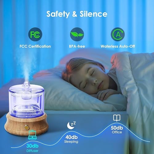 Lecdura DN-836 Cord & Cordless Use Rechargeable Glass Essential Oil Diffuser thumb #4