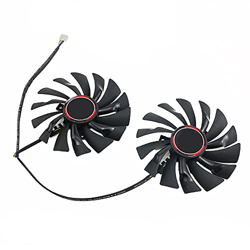 RAKSTORE PLD10010S12HH 95mm Grafikkarten Lüfter Kompatibel mit MSI GTX 950 GTX 960 GTX 980 Ti GAMING Leiser Kühler Lüfter