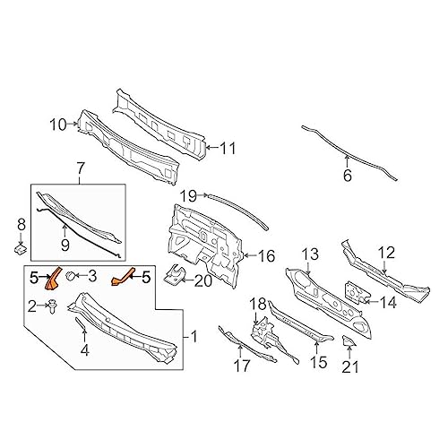 Balais d'essuie-glaces et cache grille de capot pour trajets Versa - 5
