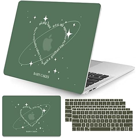 Seorsok Cute Love Hearts Case Compatible with Air 13 inch 2020 2019 2018 Touch ID Release A1932 A2179 A2337 M1, Slim Protective Plastic Hard Shell Case & Keyboard Protector Cover
