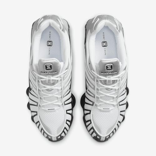 Nike Shox TL Shoes (HQ4049-001, Metallic Silver/White/Wolf Grey/Black)4