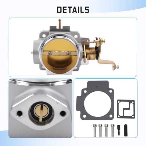 DIKTOKO 1724 62mm Electronic Throttle Body Assembly Fit for Jeep Cherokee for Comanche for Grand Cherokee for Wrangler for TJ 1991-2003 4.0L L6 Engine Replacement Parts by DIKTOKO - Image 5