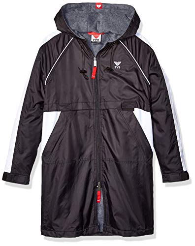 TYR 1WASP2YL Youth Alliance Parka, Black, Large