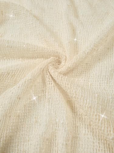 Image of Lilosy Sexy Crochet Sheer Kaftan Caftan Beach Dress Bathing Suit Swim Coverup Summer Vacation Outfits One Piece