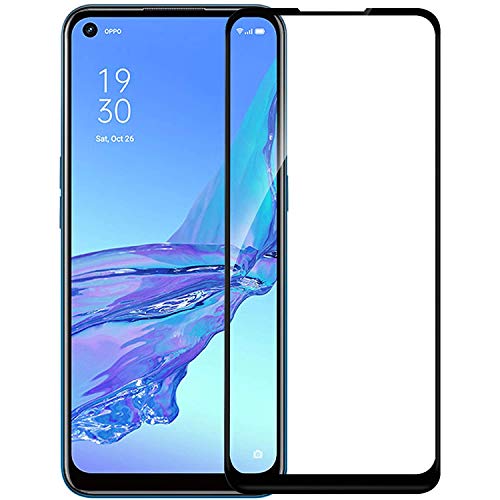 Image of Tempered Glass Screen Protector Compatible For Oppo A53 Smartphone Full Screen Coverage (Except Edge To Edge) And Free Complete Easy Installation Kit