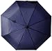 Totes Titan Compact Travel Umbrella, Automatic Open/Close, Navy