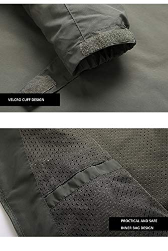 Camisa táctica hombre manga larga verde miniatura 3