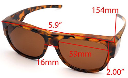 Colorviper Fitover Lens Covers Sunglasses Wear Over Glass Polarized St7659pl2