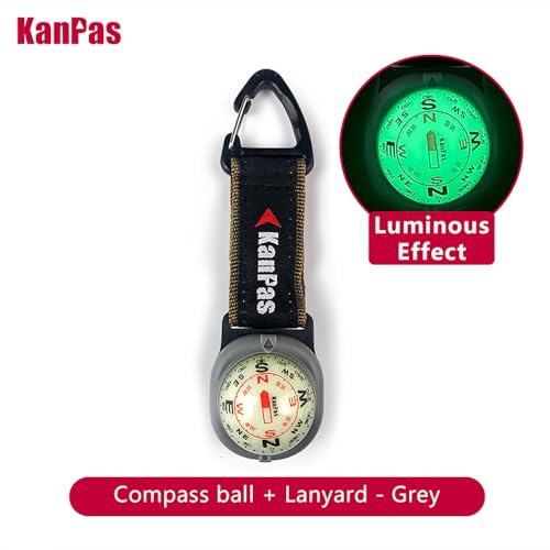 Brújula KanPas CAB-30L luminosa para bicicleta y senderismo miniatura 3