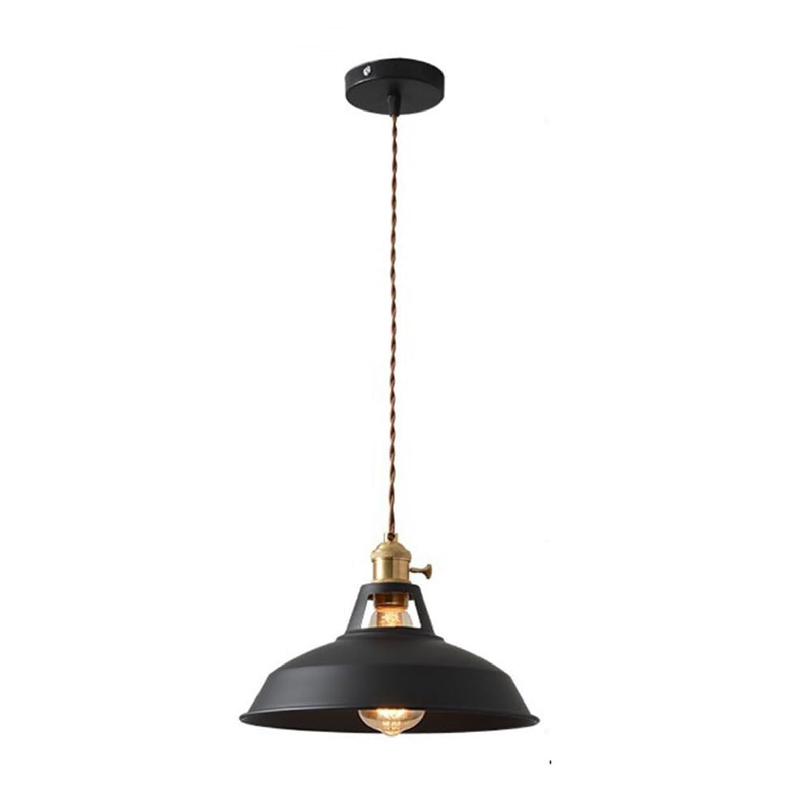 SYAXVOM Fashion Chandeliers Ceiling Lighting Fixture – Modern Style Pendant Light, Simple Hanging for Living Room, Dining Loft, and Kitchen(Dark)