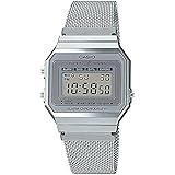 [カシオ] CASIO デジタル 腕時計 ヴィンテージシリーズ A700WM-7A メタルメッシュバンド メンズ レディース シルバー 海外モデル [並行輸入品]