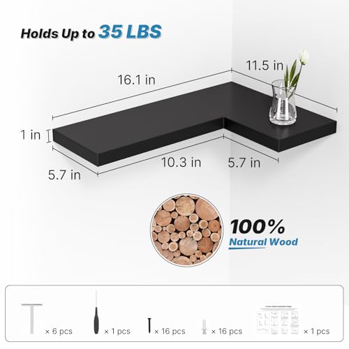 Floating-Corner-Shelves-Wall-Mounted-with-Invisible-Brackets-Set-of-3-161-x-115-For-Home-Bedroom-Bathroom-Kitchen-Living-Room-Office-Gothic-Style-Black