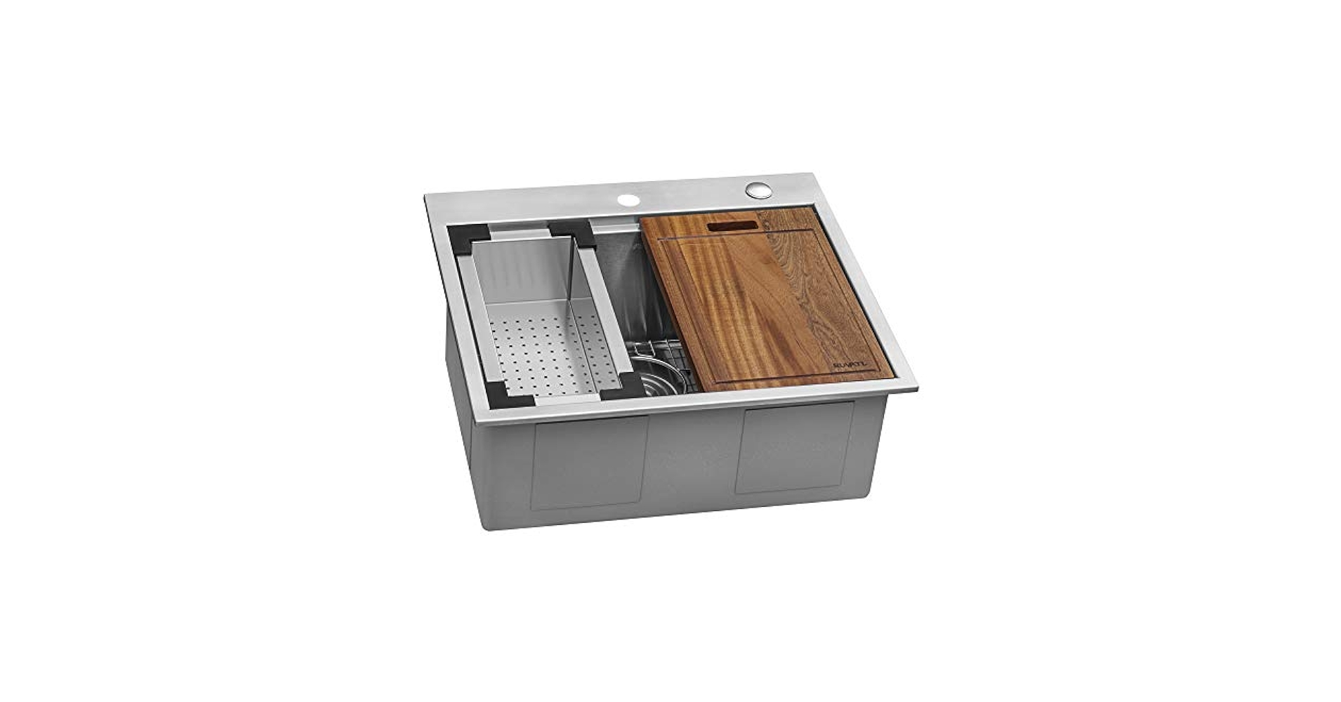 Ruvati 25 x 22 inch Workstation Drop-in Tight Radius