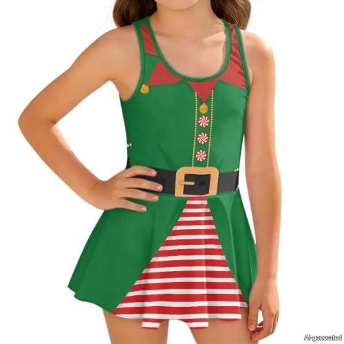Image of KEIAHUAN Gymnastics Leotards for Girls Sleeveless Bodysuit Dance Leotards Performance Costume