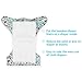 ALVABABY Diaper Liners for Baby Cloth Diaper Flushable Disposable Natural Soft Fragrance Free Chlorine Free 11.8 x 7.1 Inch 1 Roll 400 Sheets