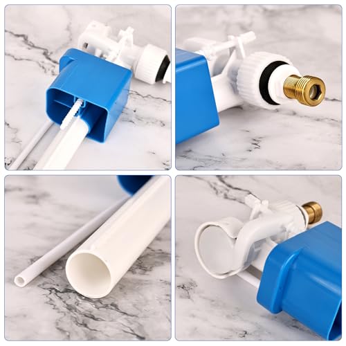 Universelles Füllventil, Schwimmerventil G3/8 und G1/2 Messing Anschluß Spülkasten Ersatzteile, Einstellbare Wassermenge Für Kunststoff- als auch für Porzellantoiletten