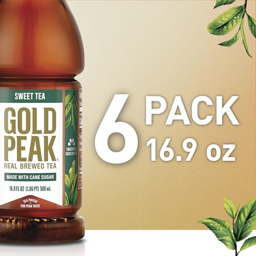 Gold Peak Tea, Sweet Tea, 16.9 fl oz, 6 Pack — view 8