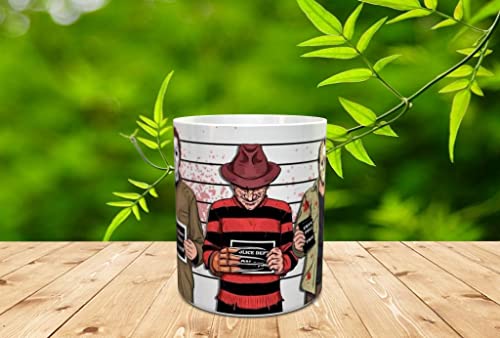 Taza de terror Freddy Krueger Michael Myers Chucky Jason Voorhees para regalo taza terror