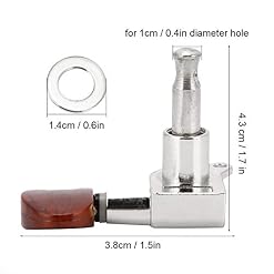 Alomejor Guitare Corde Tuning Pegs 3L3R Chrome Tuners Guitare Mécaniques pour Folk Acoustique Guitare Électrique Tuner… - Les Beatles, Paul McCartney, John Lennon, RIngo Starr, George Harrison Alomejor Guitare Corde Tuning Pegs 3L3R Chrome Tuners Guitare Mécaniques pour Folk Acoustique Guitare Électrique Tuner… – Image 2
