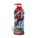 Marvel Spiderman 2 En 1 Gel Baño y Champú - 1000 ml (Paquete de...
