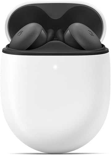 Vista 6 de Google Pixel Buds A-Series - Auriculares inalámbricos - Auriculares con Bluetooth - Compatible con Android - Claramente Blanco Oliva oscuro