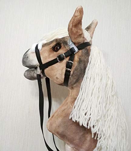 Stick hobby horse | Realistic Haflinger hobby horse for children | Hobbyhorse on stick - Thumbnail 5